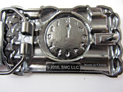 Dynamite and timer TNT 2005 Belt Buckle by Silver Moon Concepts