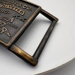 Levi Strauss Co Original Riveted Quality Clothing Belt Buckle San Francisco Cal