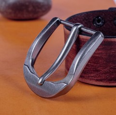Metal Square Single Prong Pin Belt Buckle Fits 40MM Tongue Leather Belts Straps