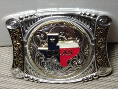 TEXAS Western Cowboy Belt Buckle Hebilla Vaquera