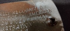 70s Buckle LEE CO. NY. 1776 &rsquo;76 AMERICAN REVOLUTION VINTAE BICENTENNIAL
