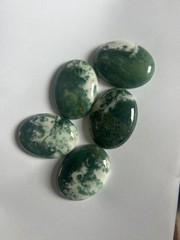 Green Stone Western Belt Buckle Silver Tone Gemstone Cowboy Snap On Belt Set