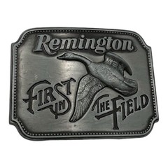 Vintage 1980 Remington First In The Field Canada Goose Belt Buckle