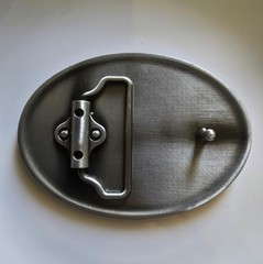 1pce Guinness Silver Colour Metal Alloy Belt Buckle 9×6.5cm Suit 4cm Belt Width