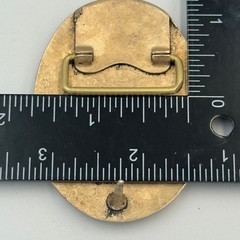 Vintage 1977 Wells Fargo Agent 125th Anniversary Solid Brass Belt Buckle PP 146