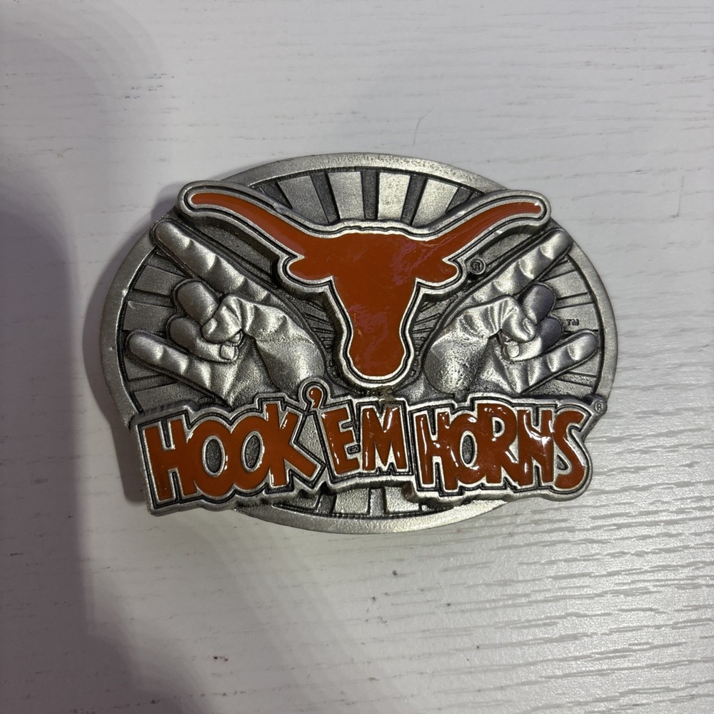 Texas Longhorns “Hook ’Em Horns” Belt Buckle