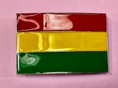 Reggae Flag Rasta Bob Marley Rastafarian Country Culture Patriotic Belt Buckle