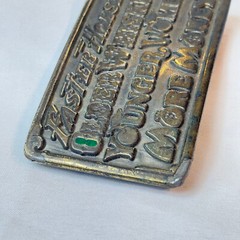 1977 Great American Buckle Co Belt Buckle Faster Older Younger More #750