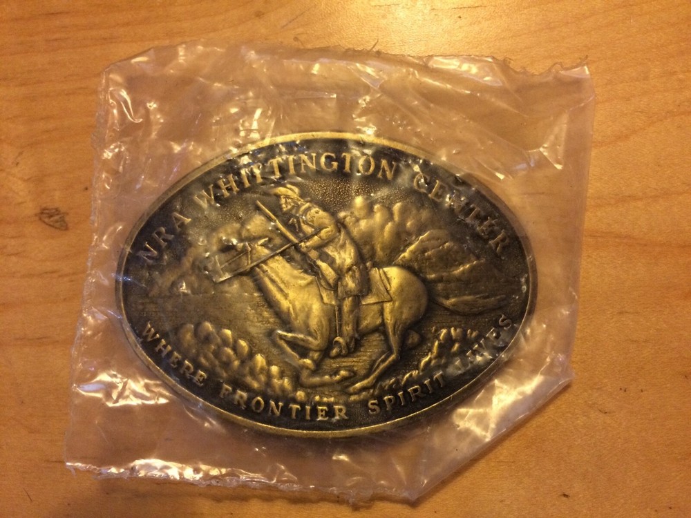 NRA Whittington Center « WHERE FRONTIER SPIRIT LIVES » Belt Buckle « Price Reduced »