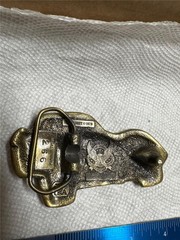 1979 CORVETTE STINGRAY LOGO BELT BUCKLE by Chicago Buckle Company