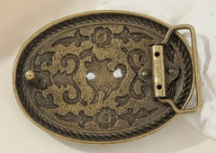 NEW COWBOY BOOTS SPUR SHOES BRONZE SILVER WESTERN RODEO BELT BUCKLE!!