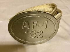 New Vintage Blue Ribbon And Nike Belt With Buckle XXL