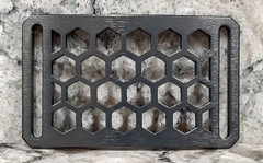 GRIP6 BELT BUCKLE – HONEYCOMB – GUNMETAL – 1.5 INCH WIDE