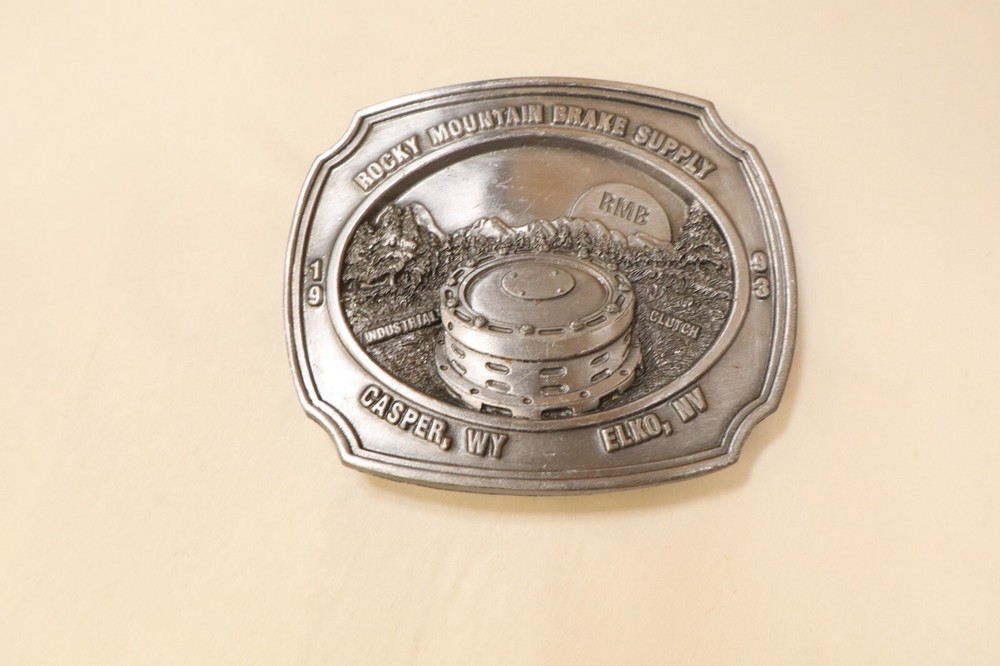 Rocky Mountain Brake Supply Casper Wyoming Elko Nevada Belt Buckle RM