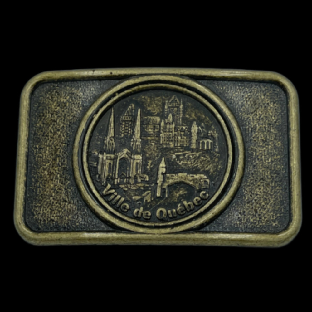 VILLE DE QUEBEC BELT BUCKLE BOUCLE DE CEINTURE