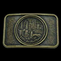 VILLE DE QUEBEC BELT BUCKLE BOUCLE DE CEINTURE