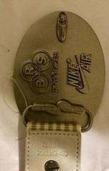 New Vintage Blue Ribbon And Nike Belt With Buckle XXL
