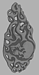 New Men Women Skull Belt Buckle Gray Metal Tattoo Gothic Halloween Costume Biker