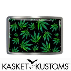 Marijuana Belt Buckle – Pot Head High Times Weed Belt Buckle – 728