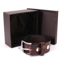Milwaukee Leather MP7118 Men&rsquo;s Brown Premium Leather 1.5 Inch Wide Belt