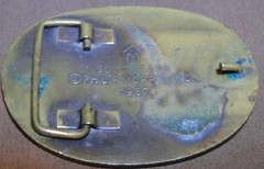 Belt Buckle – Marlboro Star Longhorn Steer – Philip Morris 1987 – 3.25 »x2.5 » –