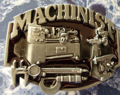 New without tag Men&rsquo;s Machinist 3D Belt Buckle Only 3.5&Prime; X 2.5&Prime; No Belt