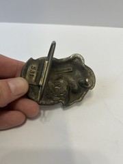 Bass Fishing Belt Buckle Western Great American Buckles USA Serial #531 1981 RAR