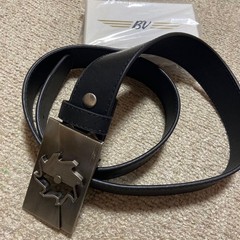 Titleist BV Pierced Belt Buckle Belt Golf Mens Wear Silver Buckle Size L Japan