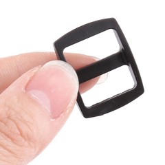 Travel Plastic Adjustable Backpack Glide Buckle Black 15mm Strap Width 30pcs