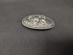 Vintage Western Horse Head Belt Buckle Silver Tone Cowboy Rodeo Equestrian