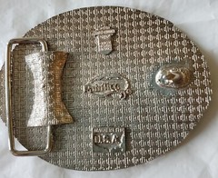 New Vtg. Harley Davidson Belt Buckle Raintree – Heavyweight Champ