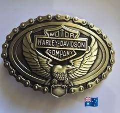 1pce Motorbike Company Belt Buckle 9x6cm Suit 4cm Belt Width