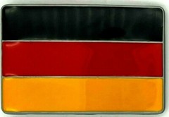 German Flag Germany Enameled Belt Buckle New