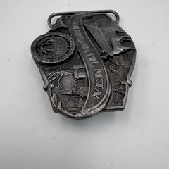 Vintage 1986 Siskiyou New Hampshire State Seal Belt Buckle S-55 Made in USA