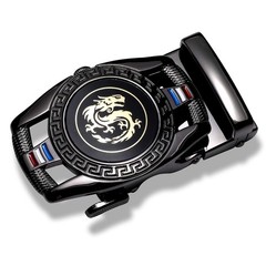 Dubulle Men&rsquo;s 40mm Automatic Ratchet Belt Buckle Only One Size, Gunmetal Black
