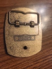 Handyman Club Of America Life Member Tool Shop Carpenter 1996 Belt Buckle BRASS