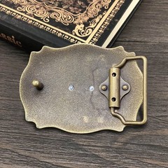 Btilasif Belt Buckles Men Western Cowboy Initial Letters ABCDJMR Mens Texas Rode