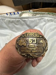 Vintage Tisco Tractor Supply Belt Buckle Lot of Three Buckles