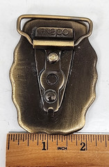 Vintage Belt Buckle « KEVIN” Name Brass Oden Inc. Personalized 1970&rsquo;s