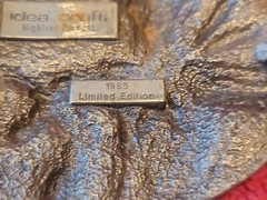 1985 Idea Craft Limited Edition Silver Tone Belt Buckle WXB Vtg USA 🇺🇸