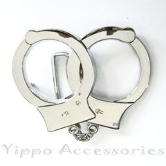Handcuffs Novelty Fun Metal Fashion Belt Buckle