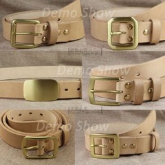 Mens Solid Brass Pin Belt Buckle Center Bar for Belt Strap Fit width 1-1/2&Prime;(38mm