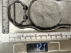 LA Los Angeles Fire Department 1888 Silver TFJ LARGE 6&Prime; Wide Belt Buckle