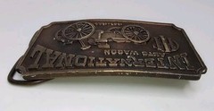 International Auto Wagon Limited Edition Belt Buckle Bergamot Brass Works 1974