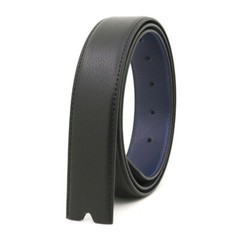 Genuine Leather Belt Men Automatic Replacement Belt Strap No Buckle Double-sided