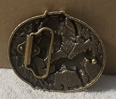 HORSE FARM ANIMAL SADDLE WESTERN RODEO COWBOY COWGIRL WEST BELT BUCKLE