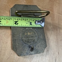1975 American-Indian Numbered Collection Heritage Solid Brass Belt Buckle VTG