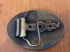 Vintage 2000 A Passmore & Sons Top Hand Brass Belt Buckle HIT USA Advertising