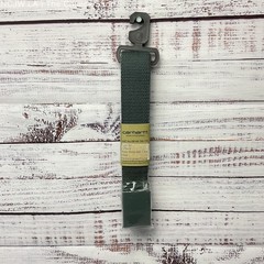 Carhartt Work In Progress Script Tonal Silver Pine Green Belt – Size 47&Prime; New