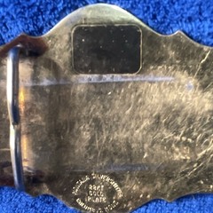 Vintage Montana Silversmiths 22K Gold Plate All Gold Western Belt Buckle Blank